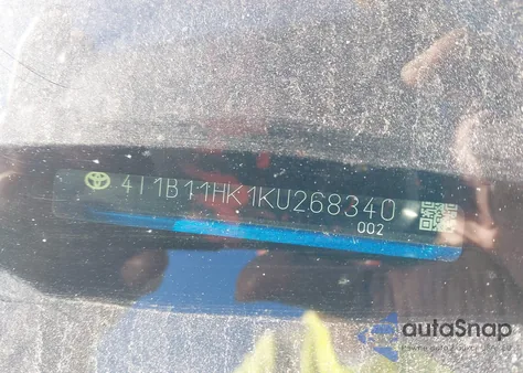 2019 Toyota Camry Se from USA, damaged, VIN 4T1B11HK1KU268340